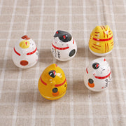 Ceramic Cat Ornaments Lucky Cat Tumbler