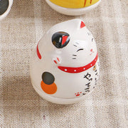 Ceramic Cat Ornaments Lucky Cat Tumbler
