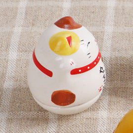 Ceramic Cat Ornaments Lucky Cat Tumbler