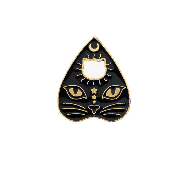 Owl cat cat paw brooch