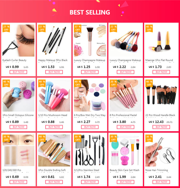 Beauty White Cosmetic Brushes Guards Mesh Flexible Net Protectors Cover Sheath 20Pc Convenient Maquiagem Brochas Maquillaje Tool