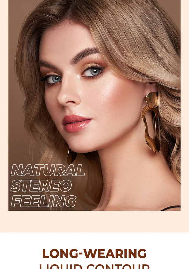 Beauty Glazed 2 Color Liquid Contouring