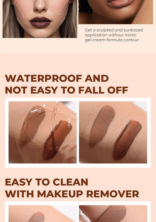 Beauty Glazed 2 Color Liquid Contouring