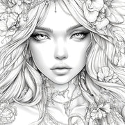 Beautiful Women in Bloom for Makeup Practice