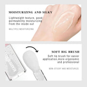 BEAUTY GLAZED Black Transparent Lip Gloss,Nourishing, Anti-aging, Brightening Lips, Lip Care Oil ﻿