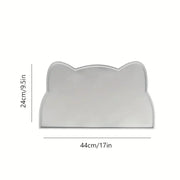 Pet Feeding Mat for Dogs Cats Non-Slip Silicone Cat Food Mat Waterproof Washable Spill-Proof Pet Placement Mat Pet Supplies