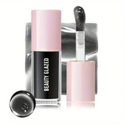 BEAUTY GLAZED Black Transparent Lip Gloss,Nourishing, Anti-aging, Brightening Lips, Lip Care Oil ﻿