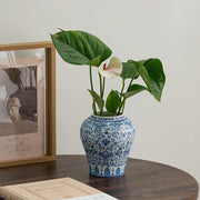Blue And White Porcelain Vase Vintage Ornament Home Living Room Decorations
