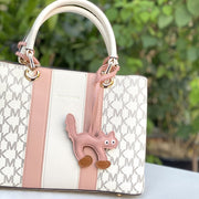 Mini CAT Leather Bag Pendant
